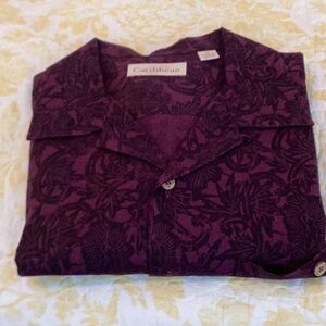 Caribbean Men's Purple Shirt